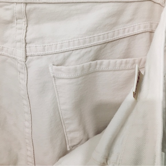 J Brand Christopher Kane Pink Lace Embellished Frayed Hem Jeans Straight Leg 30 - Picture 9 of 11